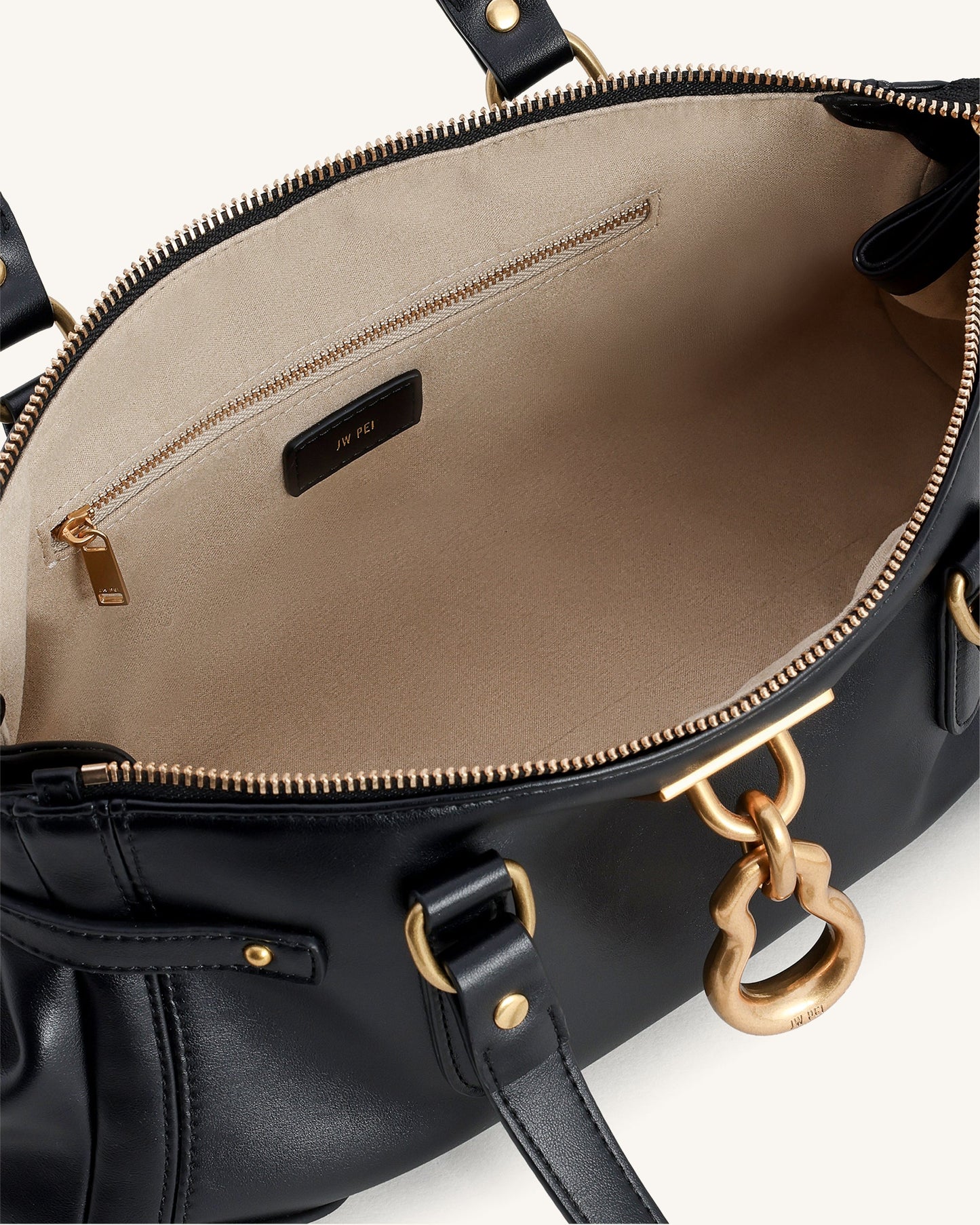 Yvette Elongated Tote Çanta - Siyah
