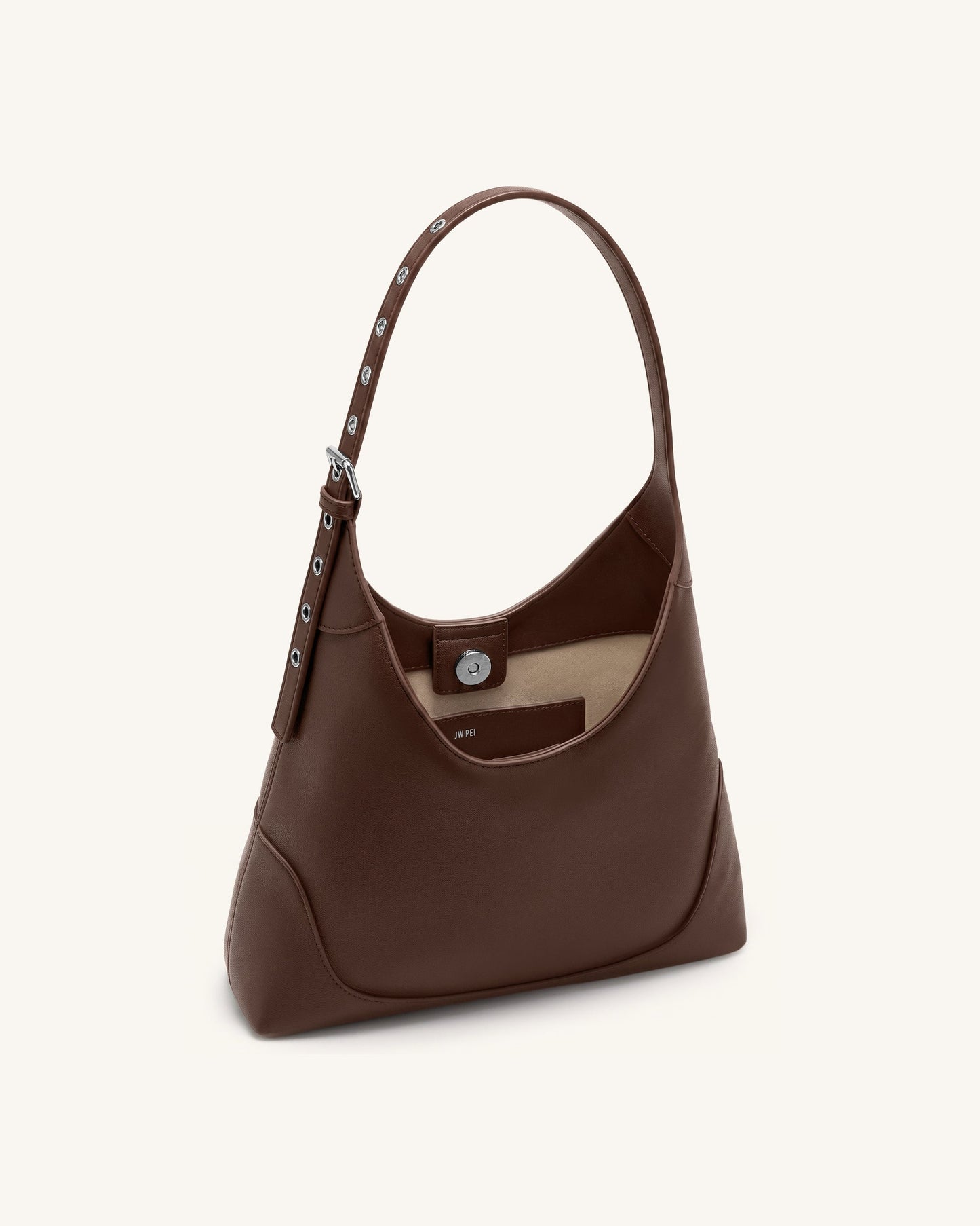 Willow Soft Hobo Shoulder Bag - Dark Brown