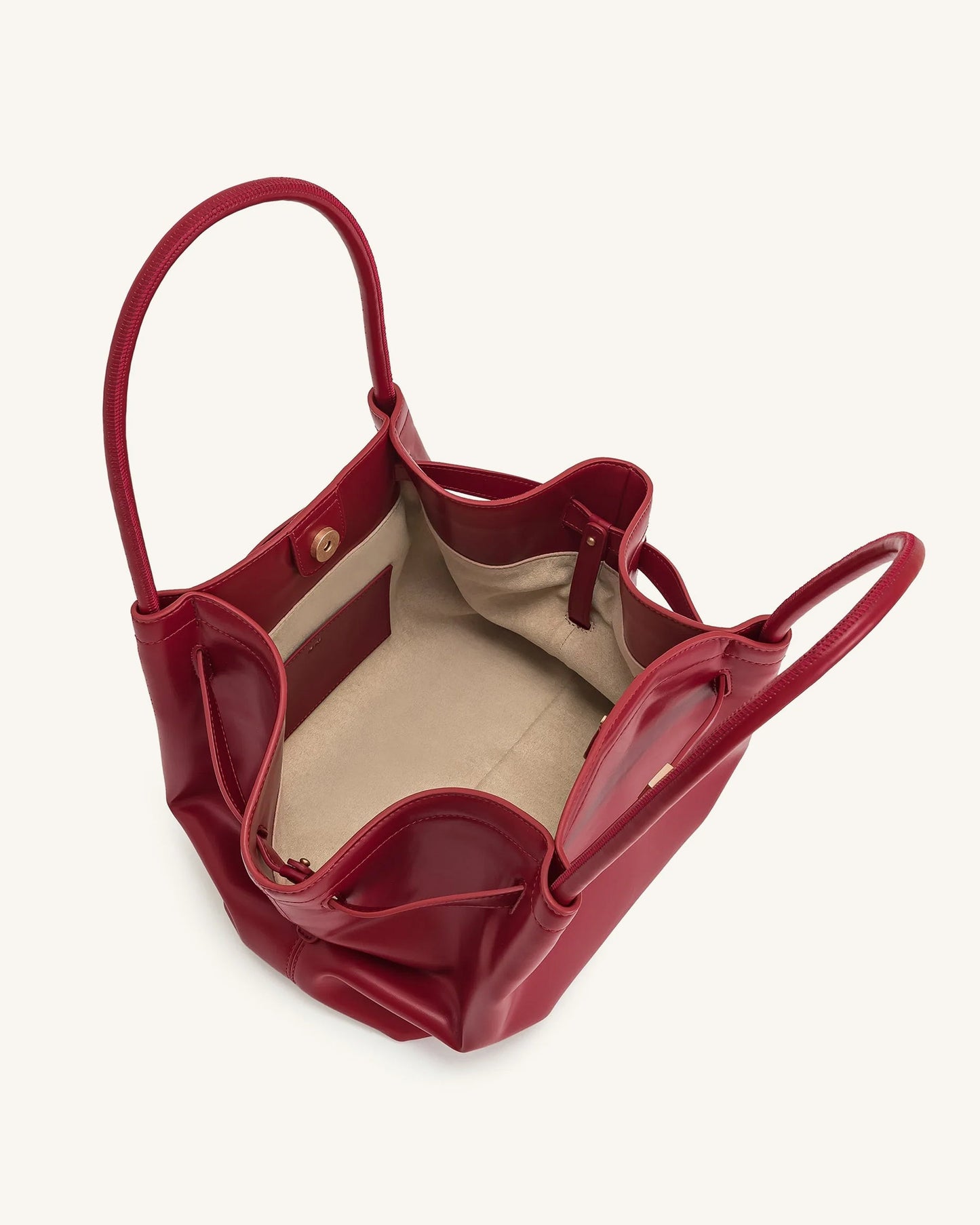 Hana Büyük Boy Tote Çanta - Bordo