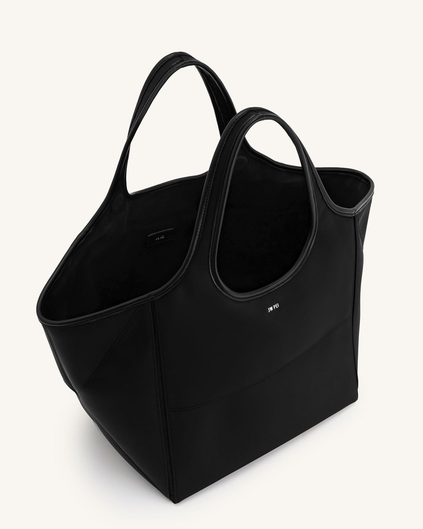 Eliana Naylon Tote Çanta - Siyah