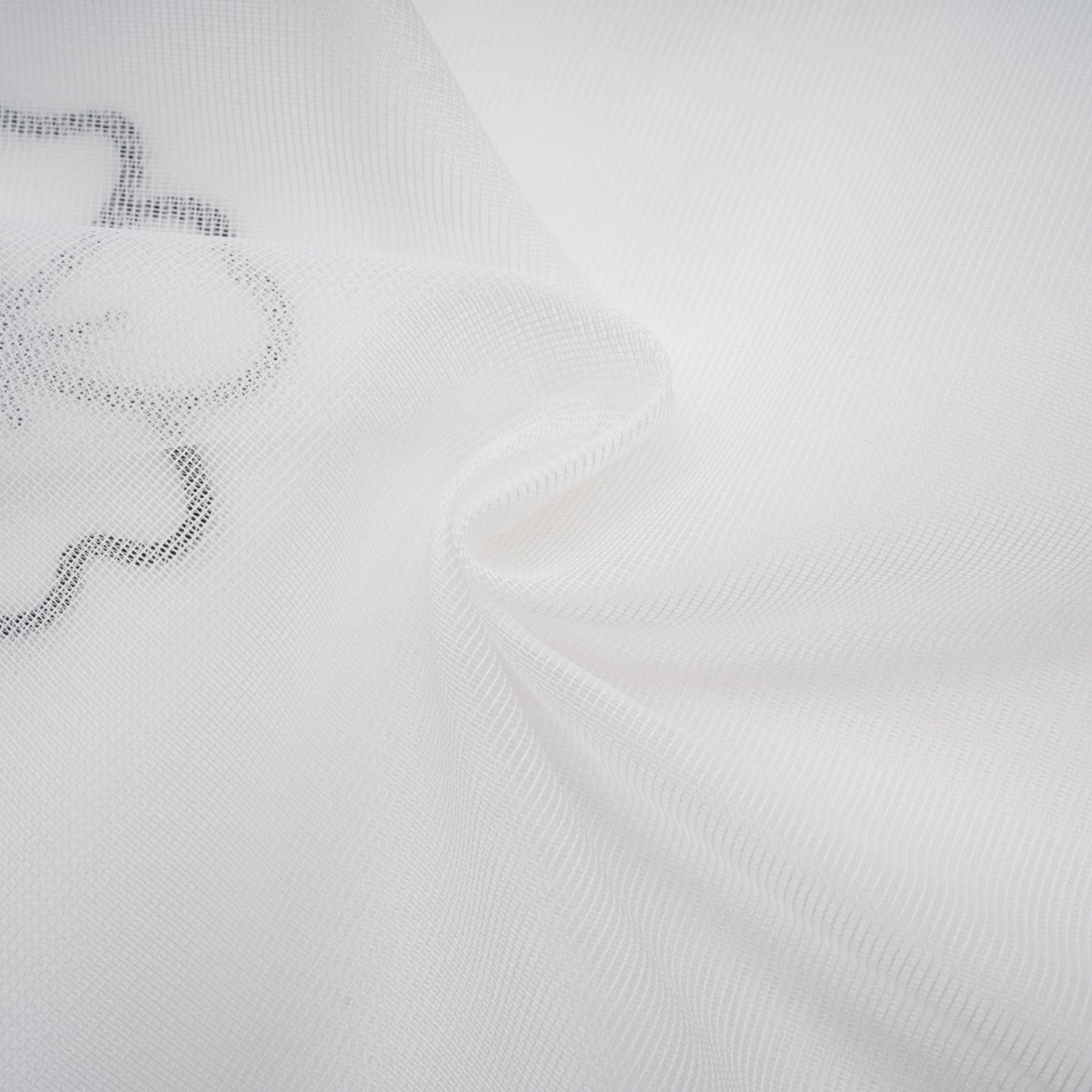 Yaelle White Floral Appliqué Tulle Midi Dress