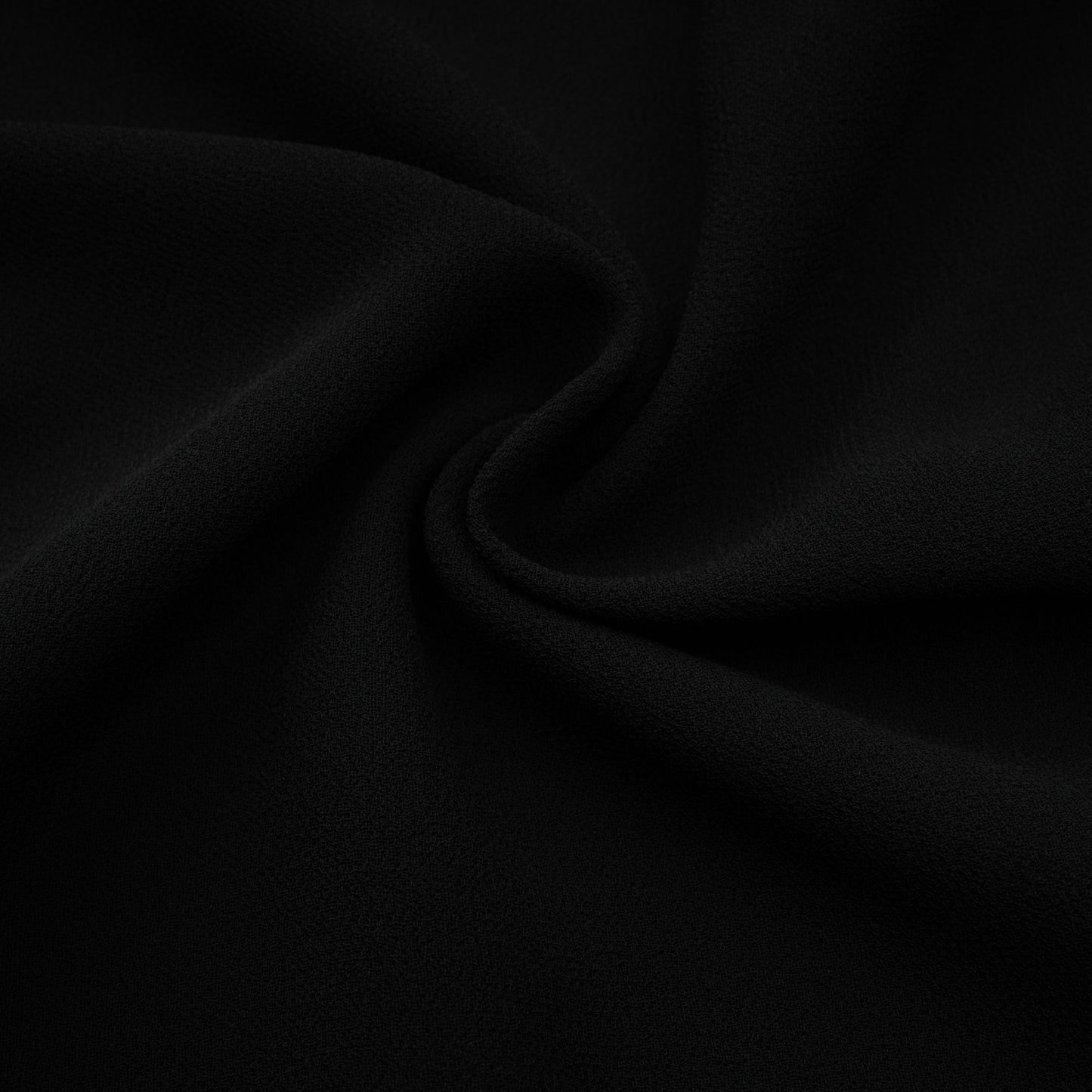 Viviane Black Pleated Button-Front Midi Dress