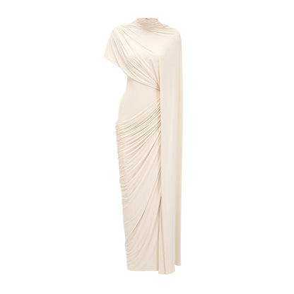 Fenella Asymmetrical Draped Cape & Dress Matching Set