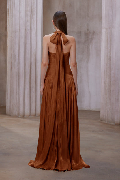 Uranie Gathered Maxi Dress