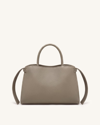 Ella Structured Tote - Taupe