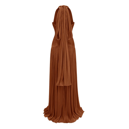 Uranie Gathered Maxi Dress