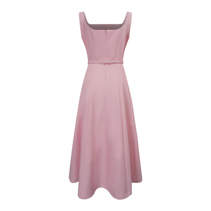 Valéria Pink Crystal Embellished Jacket & Dress Set