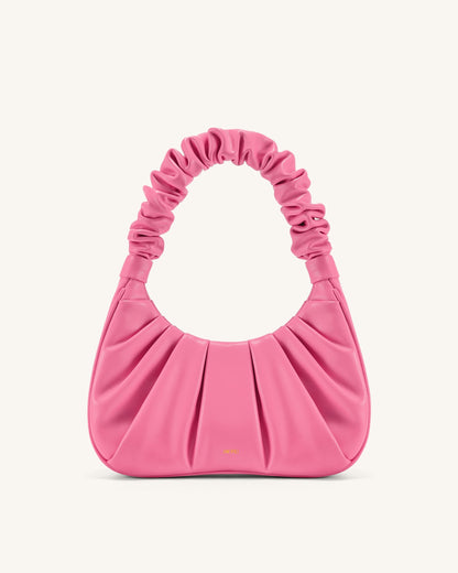 Gabbi Büzgülü Hobo El Çantası - Pembe
