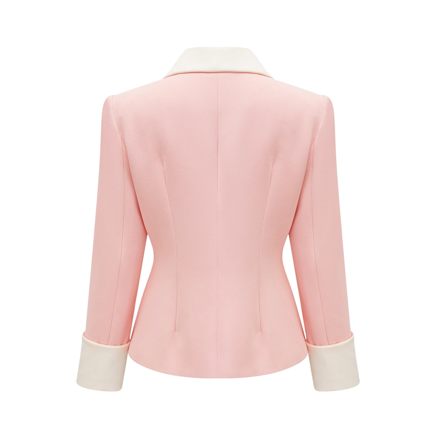 Claretta renk bloklu blazer ve pantolon uyumlu takım