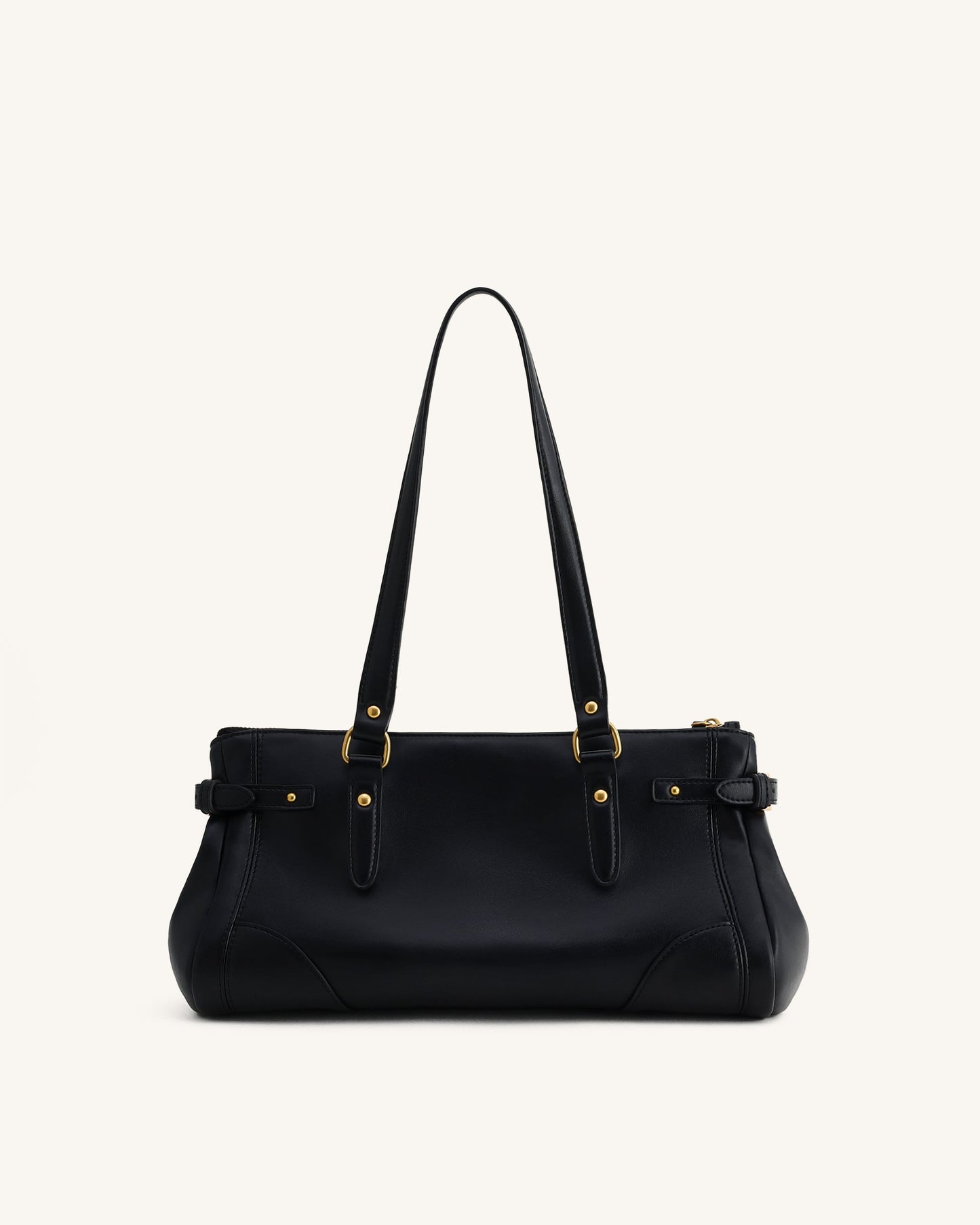 Yvette Elongated Tote Çanta - Siyah