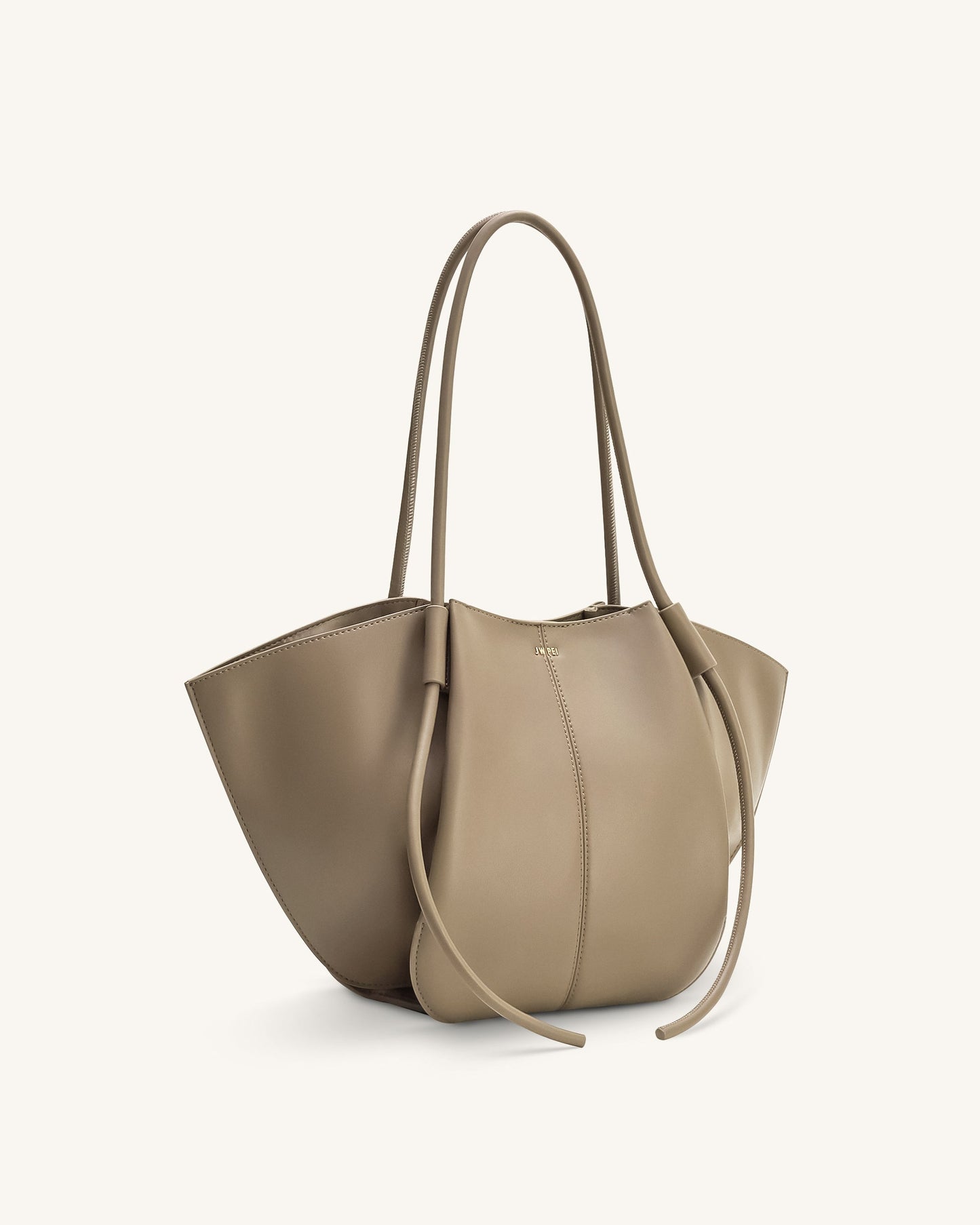 Nala Geniş Tote Çanta - Vizon