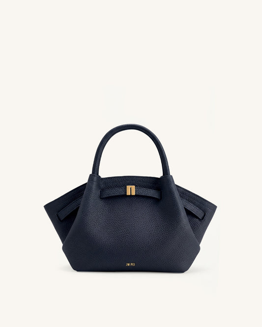 Hana Mini Tote Bag - Navy Blue