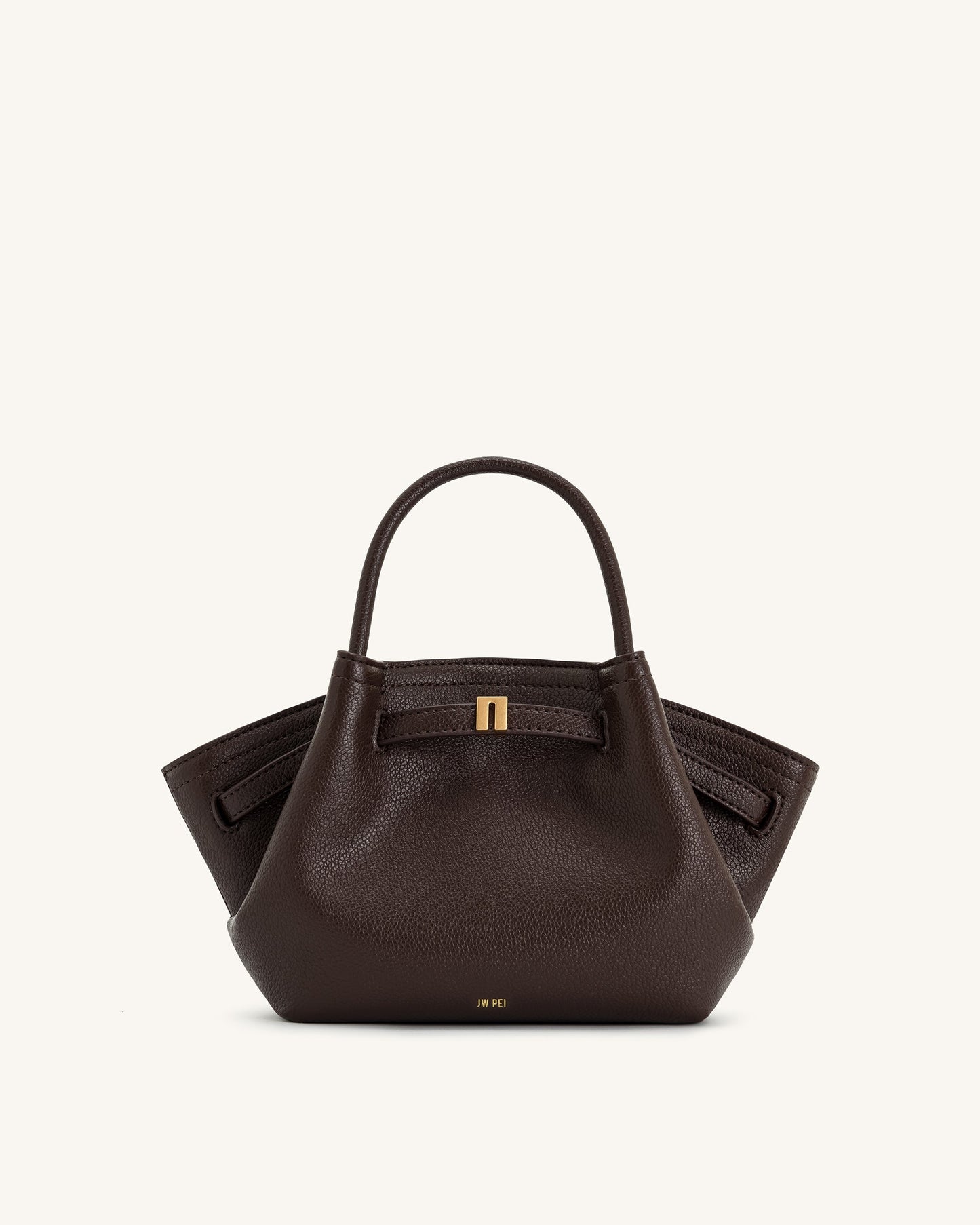 Hana Mini Tote Çanta - Koyu Kahverengi