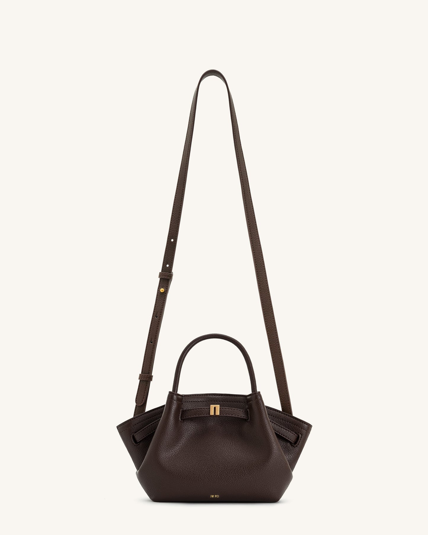 Hana Mini Tote Çanta - Koyu Kahverengi