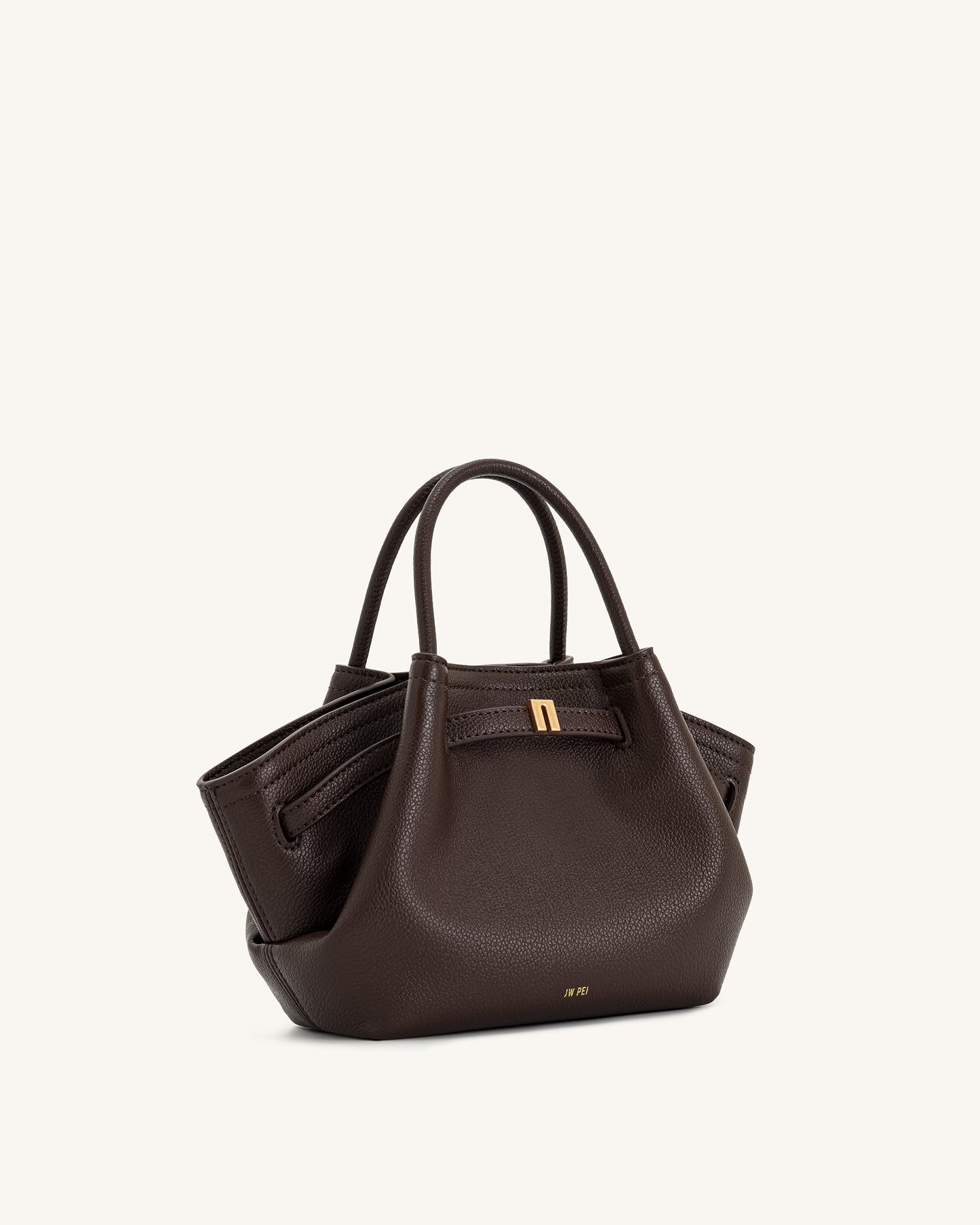 Hana Mini Tote Çanta - Koyu Kahverengi