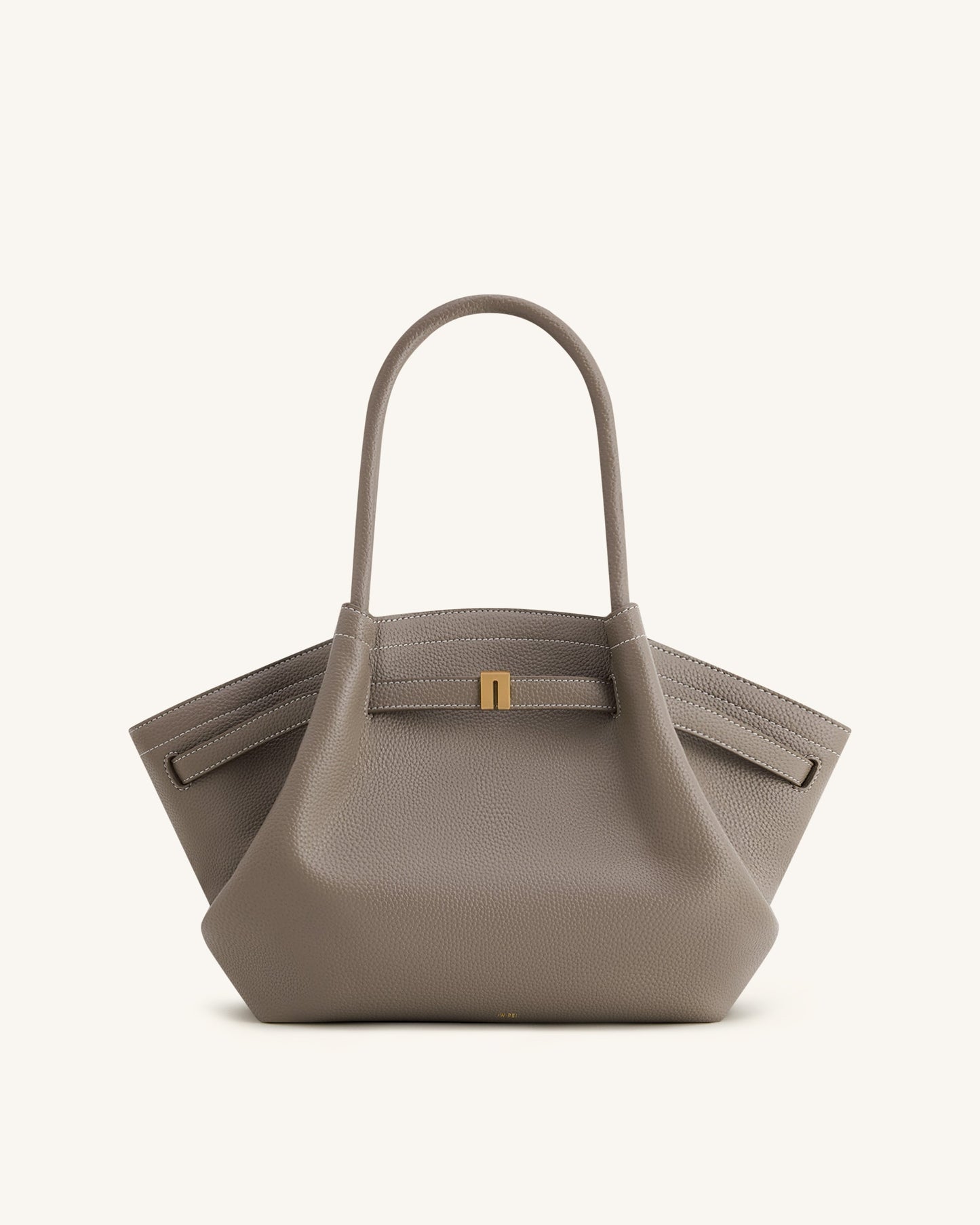 Hana Orta Boy Tote Çanta - Vizon