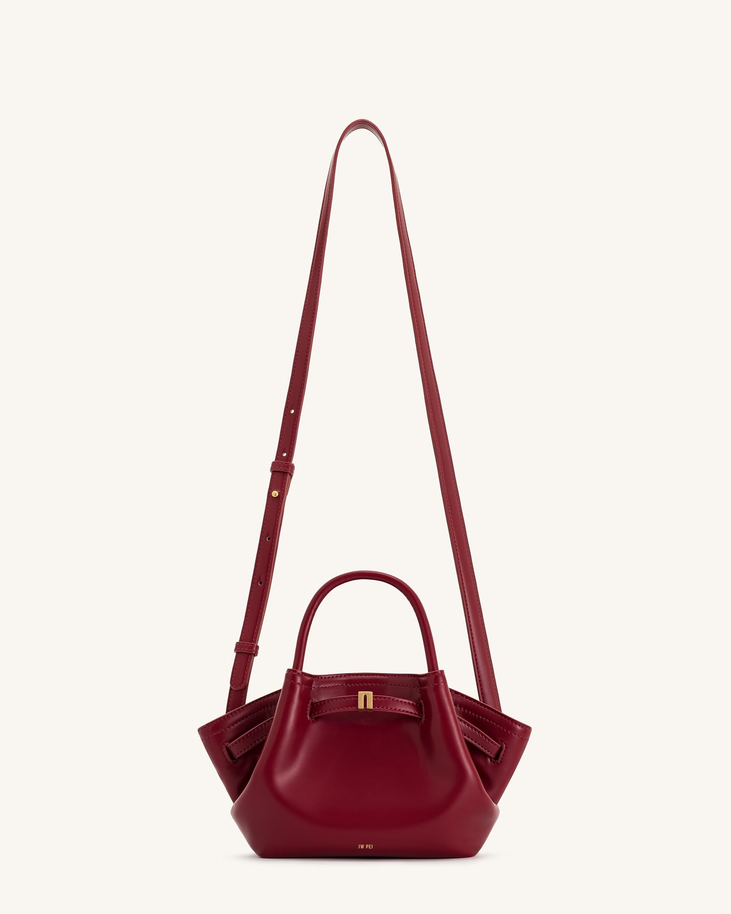 Hana Mini Tote Çanta - Bordo