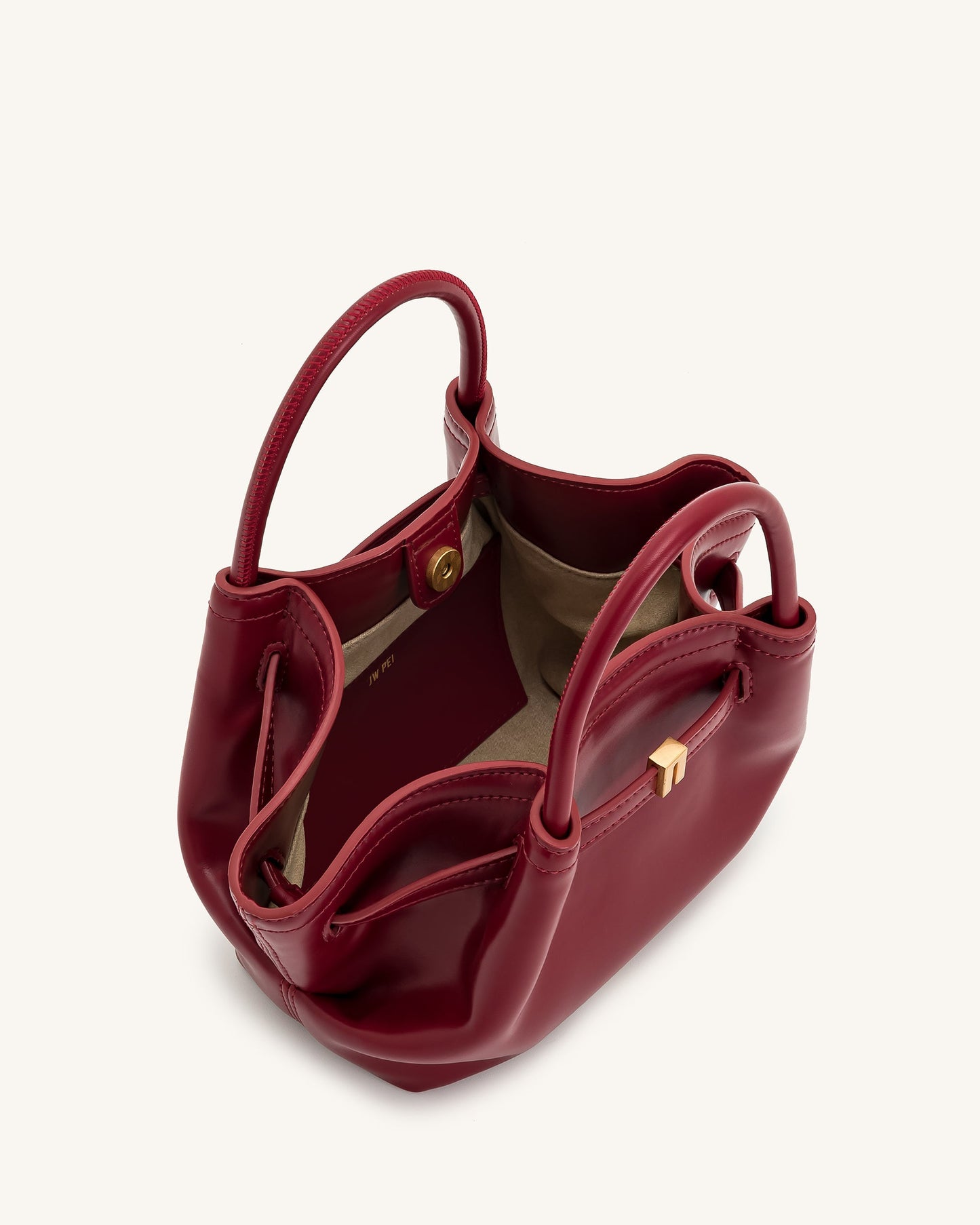 Hana Mini Tote Çanta - Bordo