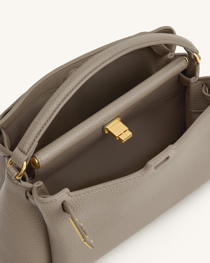 Carmen Top Handle Bag - Taupe