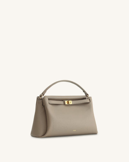 Carmen Top Handle Bag - Taupe