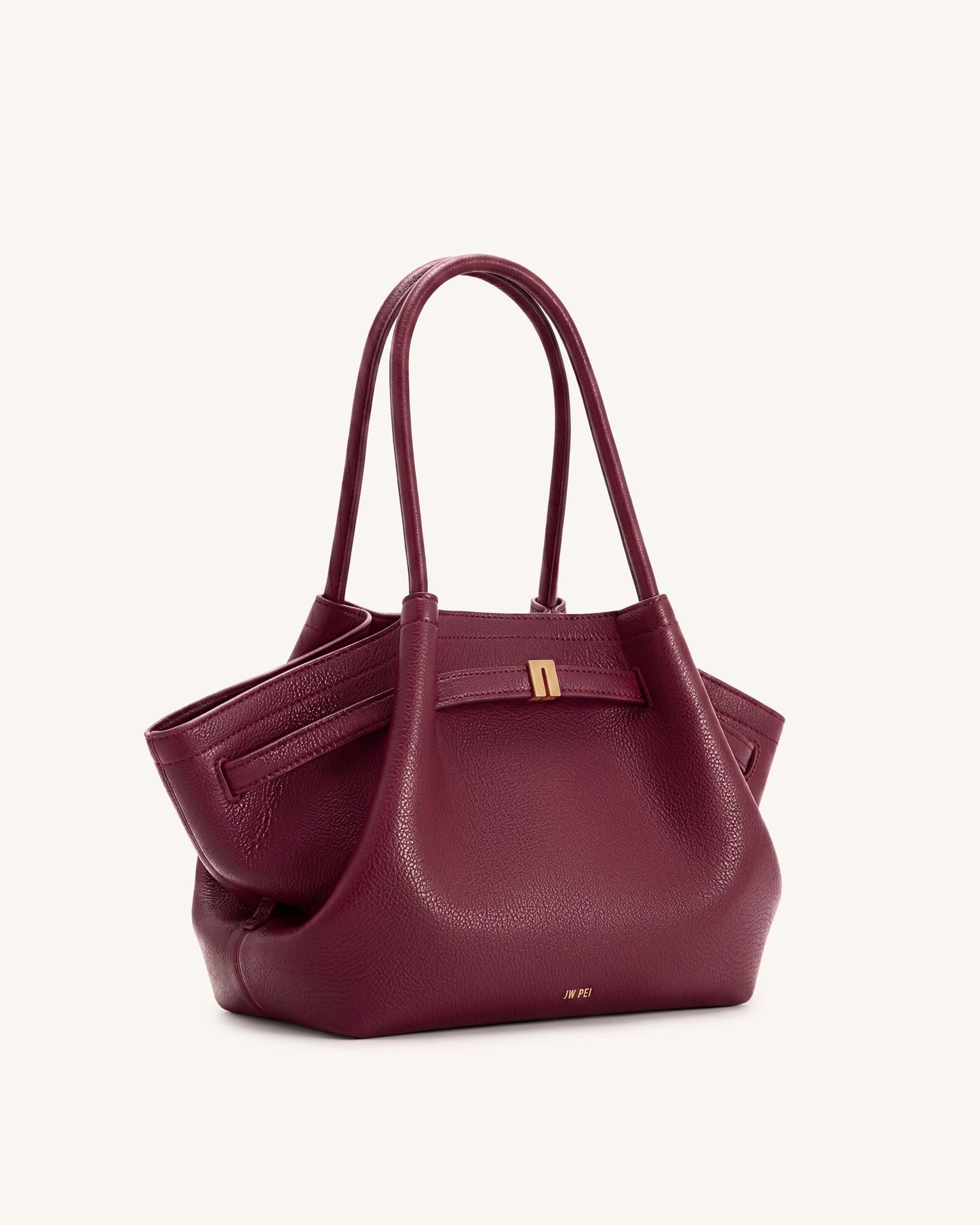 Hana Orta Boy Tote Çanta - Bordo