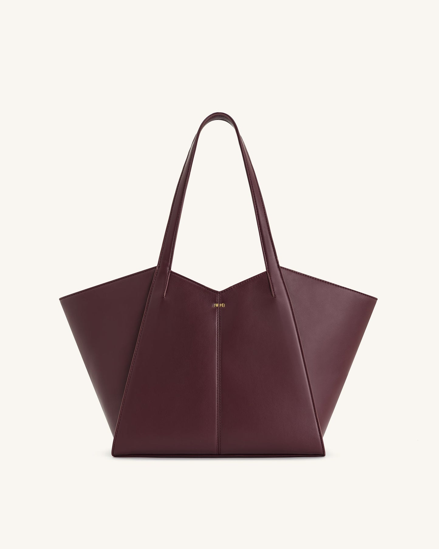Kiana Büyük Boy Kapasite Tote Çanta - Derin Bordo