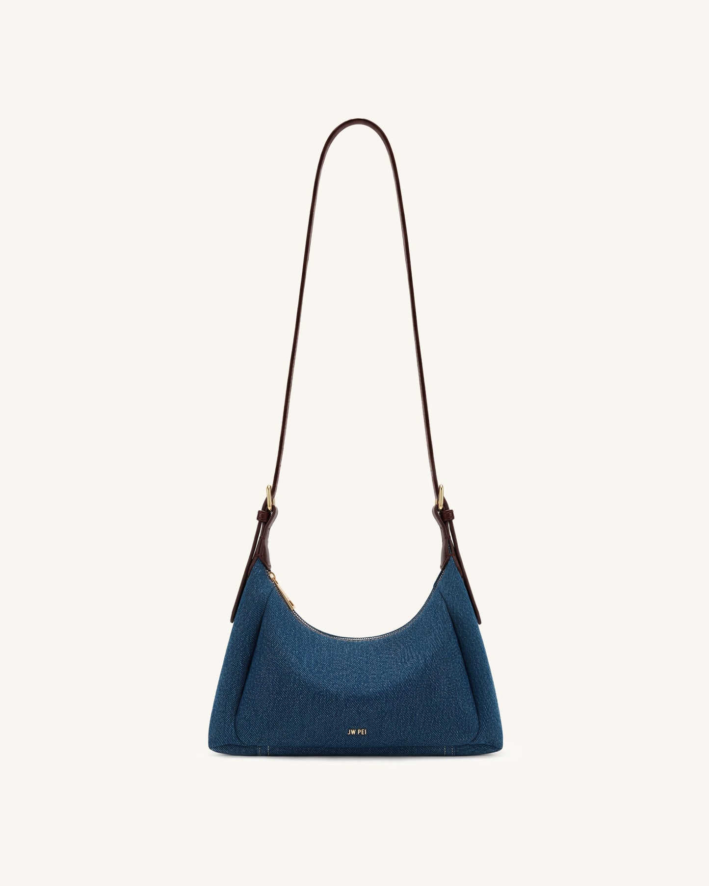 Velora Denim Shoulder Bag - Blue Denim