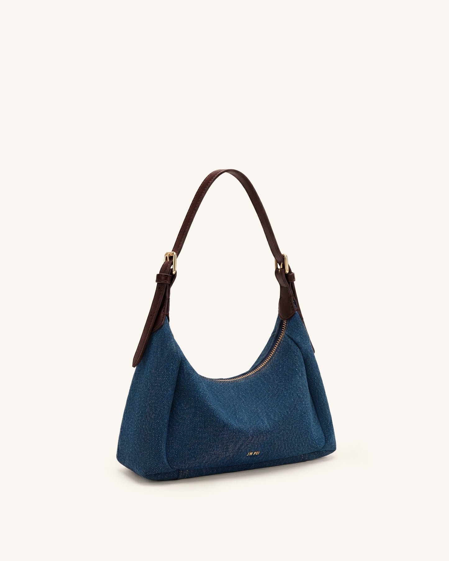 Velora Denim Shoulder Bag - Blue Denim