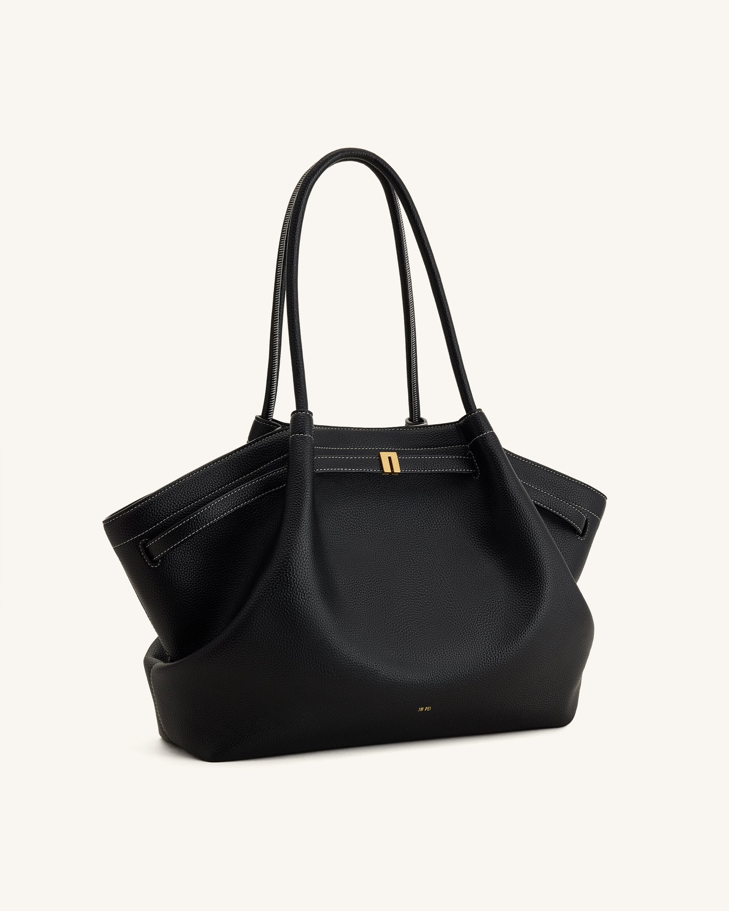 Hana Büyük Boy Tote Çanta - Siyah