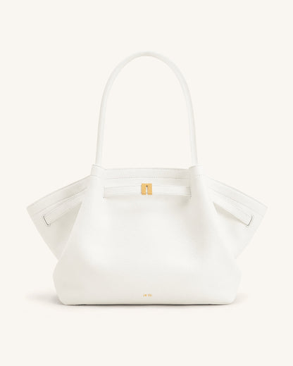 Hana Large Tote Bag - White