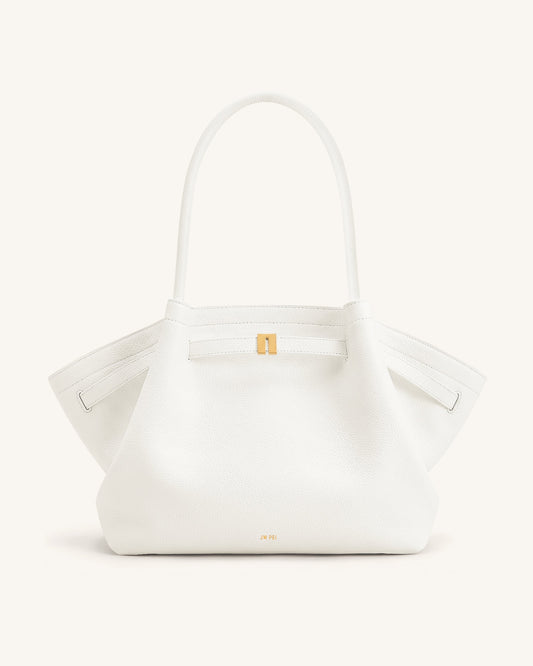 Hana Large Tote Bag - White