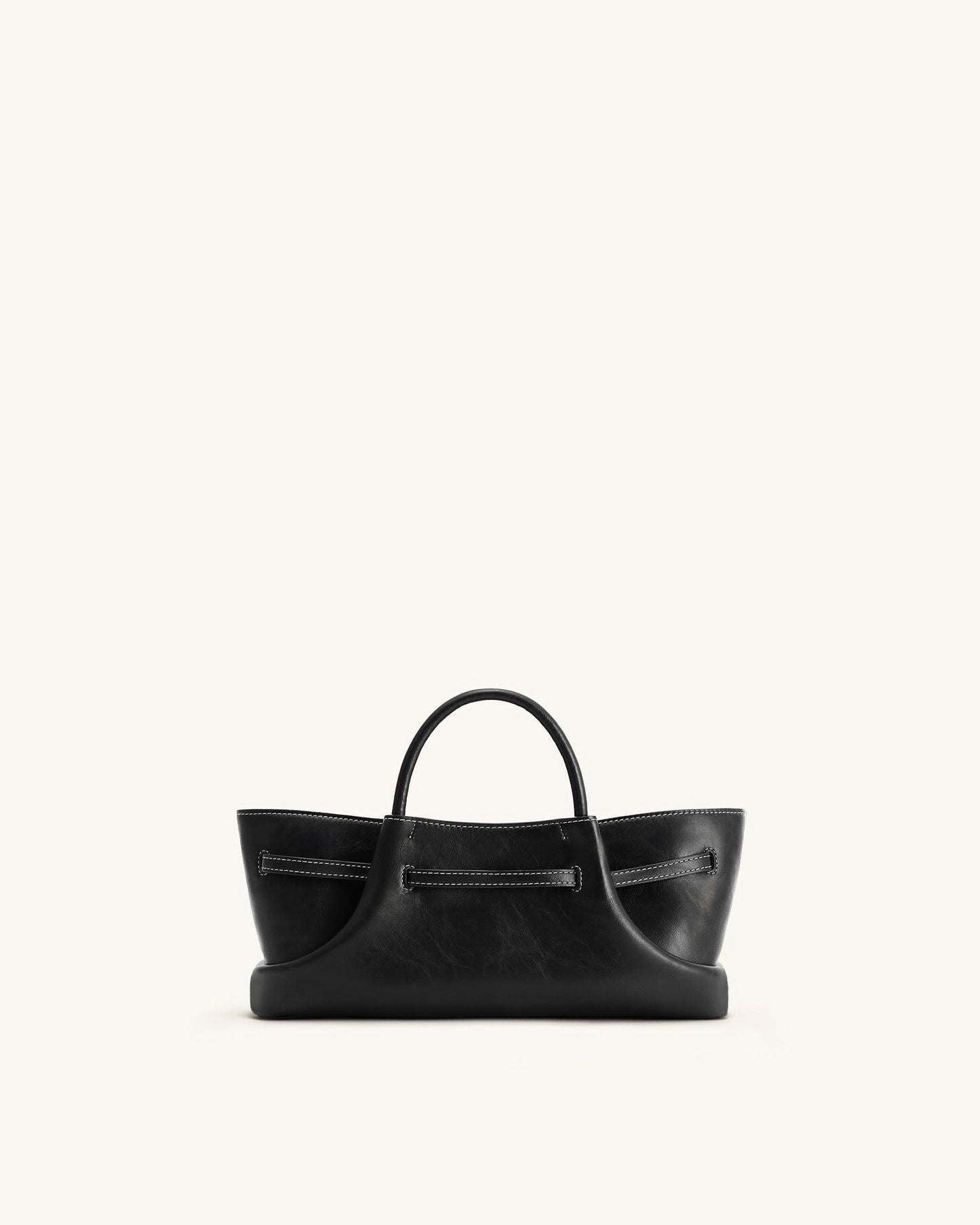 Maeve Sosis Köpek Metal Detaylı Charm / Süs Tote Çanta - Siyah