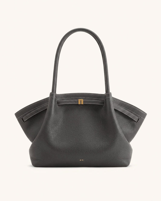Hana Large Tote Bag - Dark Gray