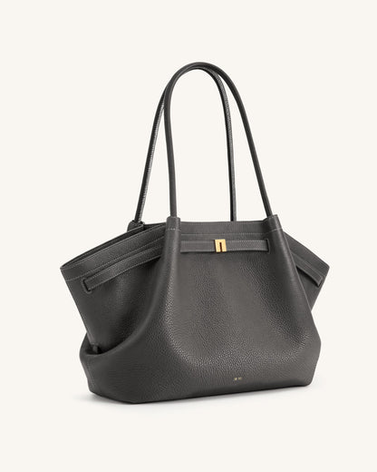 Hana Large Tote Bag - Dark Gray