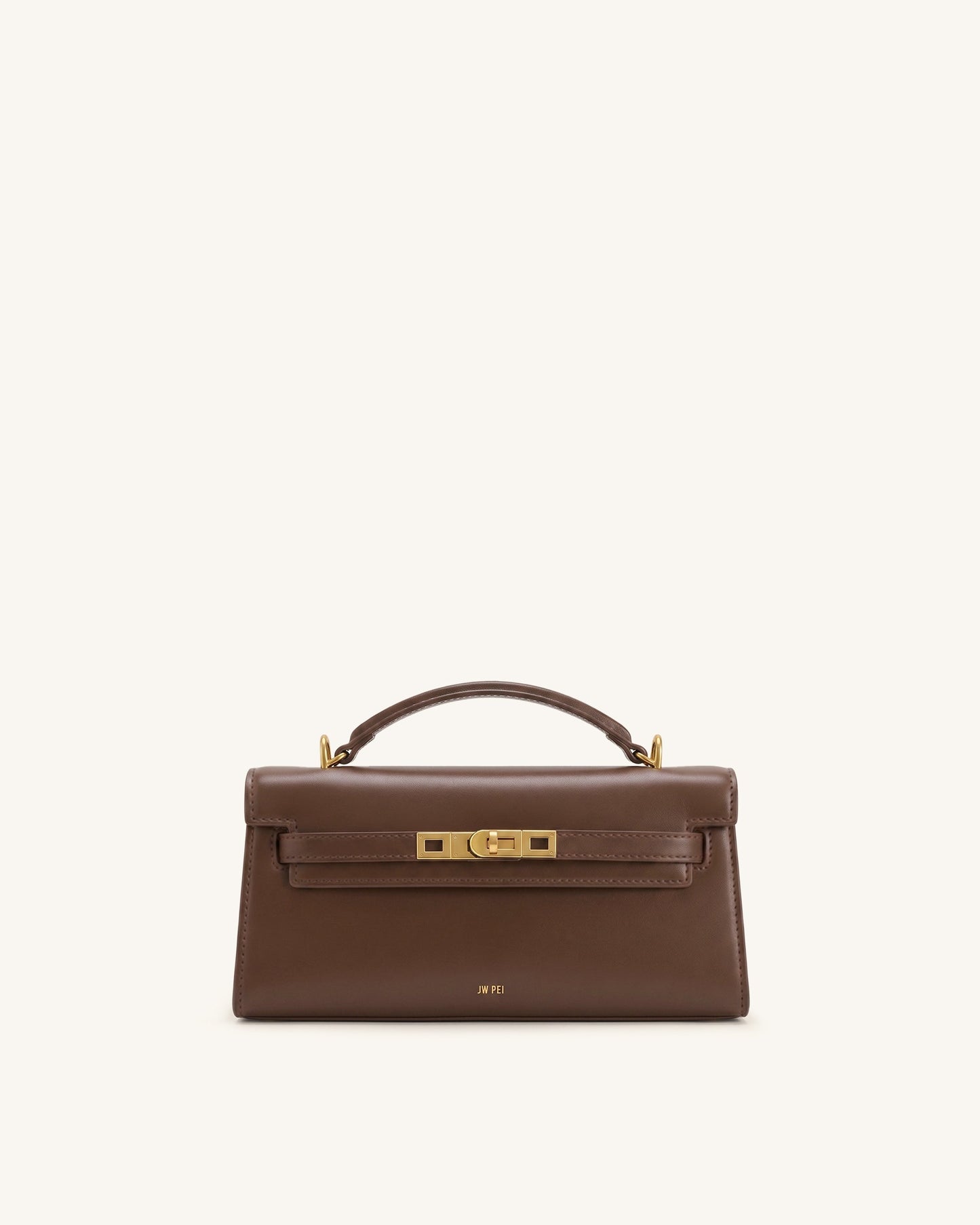 Noor Top Handle Bag - Amber Brown