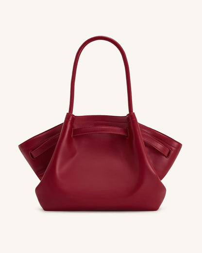 Hana Büyük Boy Tote Çanta - Bordo