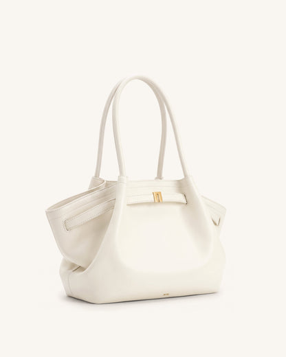 Hana Medium Tote Bag - Off White