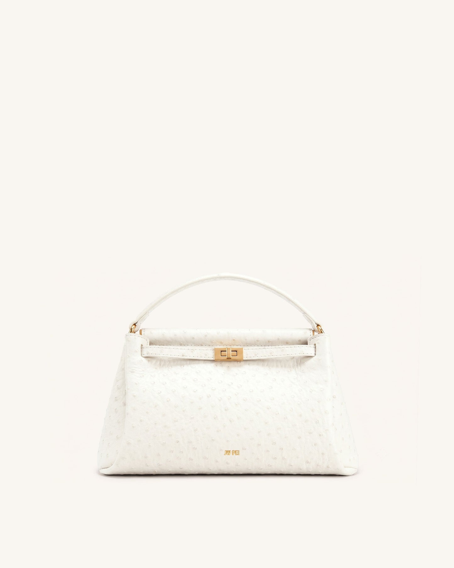 Carmen Top Handle Bag - Milky White