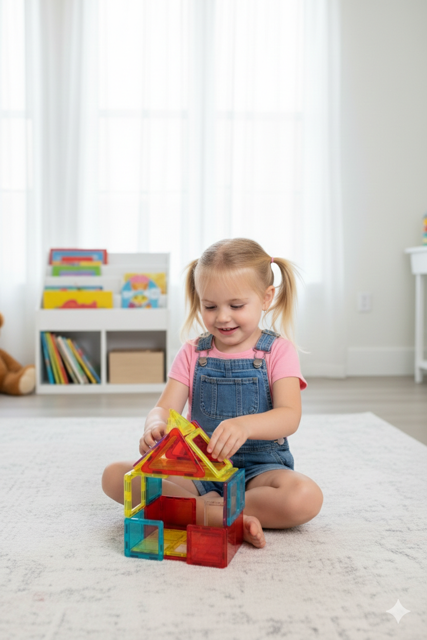 Toy Mind™ 78 Parça Dev Eğitici STEM Blok Seti - Montessori Uyumlu