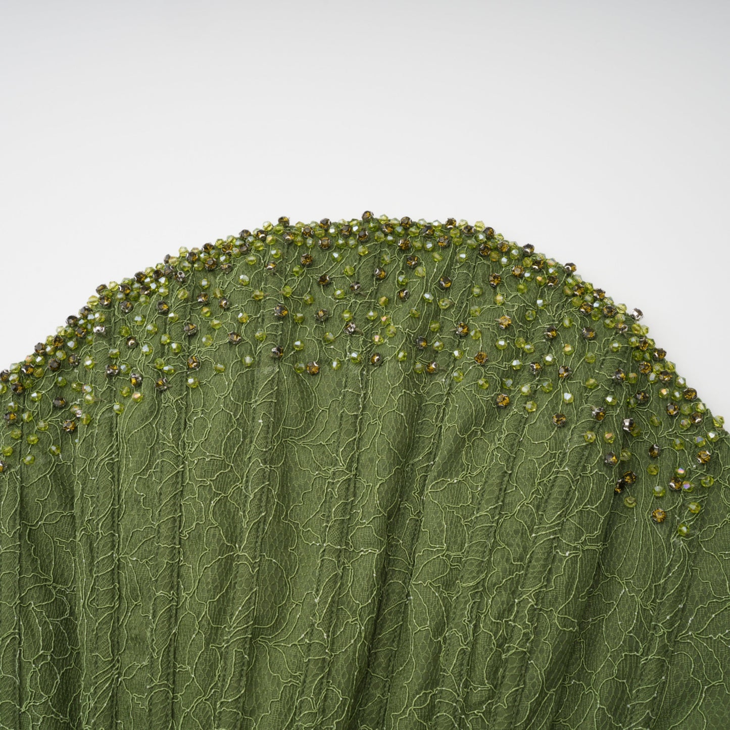 Franziska Green Embellished Corset Maxi Dress (Without Gloves)