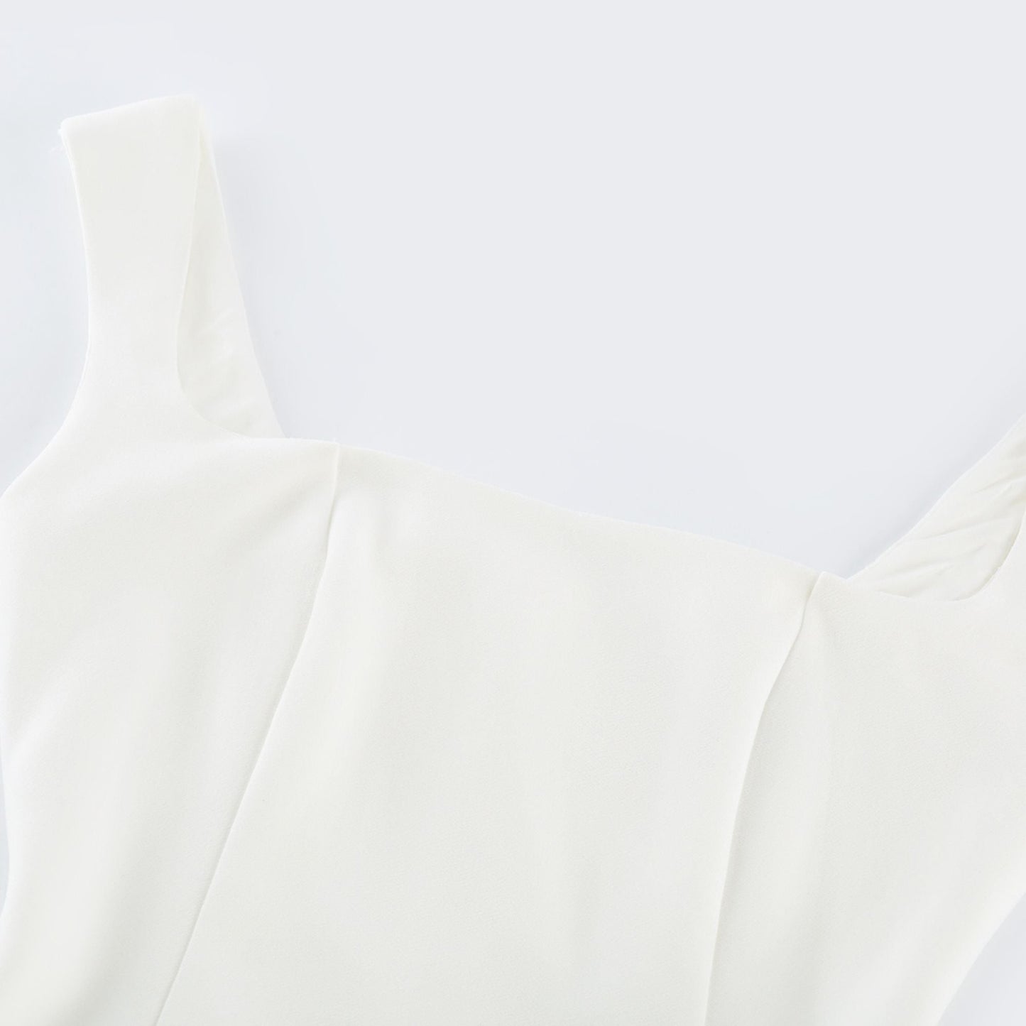 Thala White Pleated Flared Midi Dress