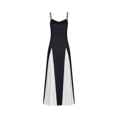 Sofie Two Tone Pleated Maxi Dress