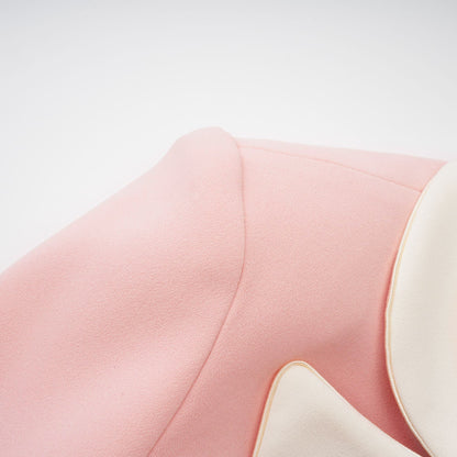 Claretta renk bloklu blazer ve pantolon uyumlu takım