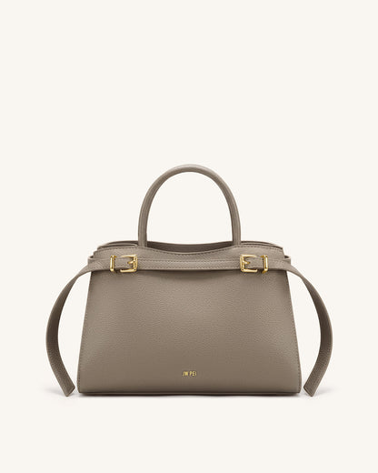 Ella Structured Tote - Taupe
