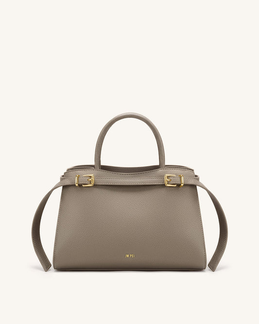 Ella Structured Tote - Taupe