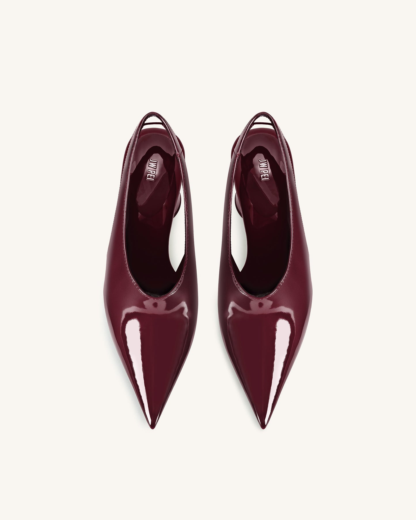 Vivovr Yüksek Topuk Topuklu Ayakkabı (Pumps) - Bordo