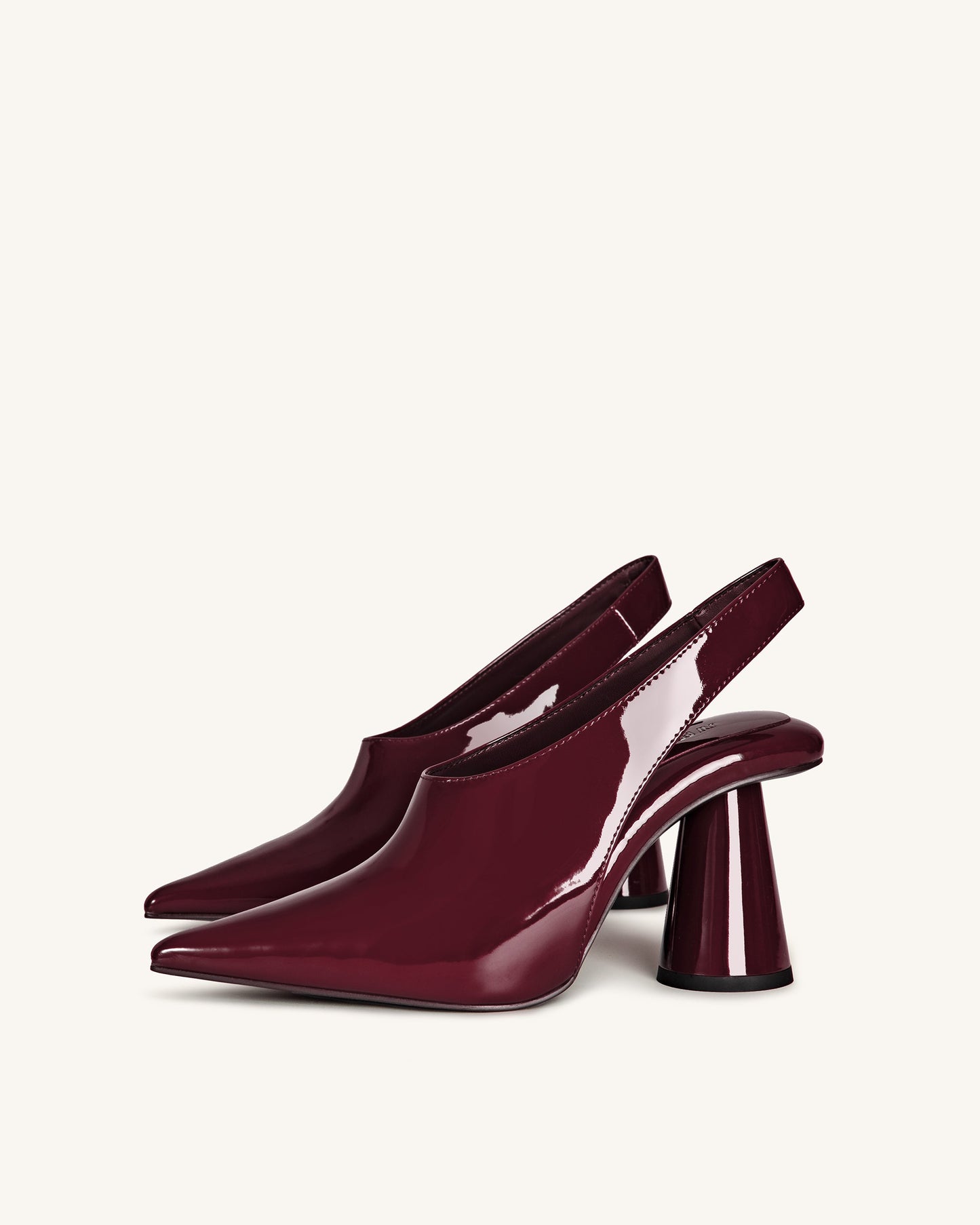 Vivovr Yüksek Topuk Topuklu Ayakkabı (Pumps) - Bordo