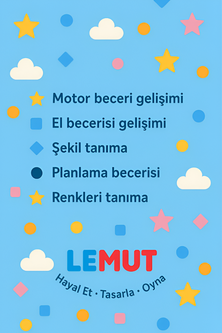 Toy Mind™ Küçük Eller, Büyük Hayaller: 400 Parça Gelişim Seti