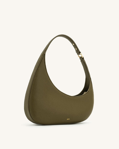 Harlee Omuz Çantası - Koyu Zeytin Yeşili