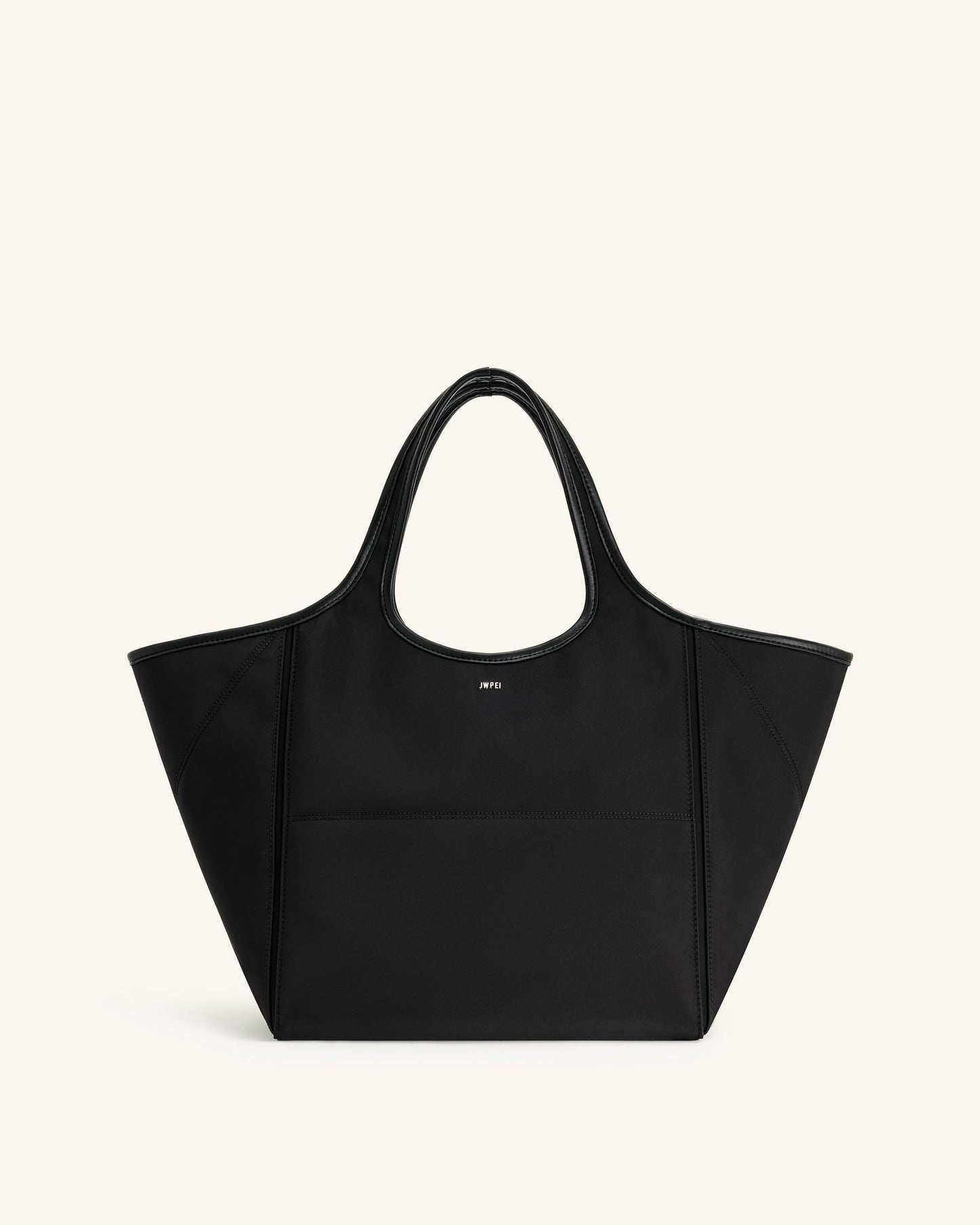 Eliana Naylon Tote Çanta - Siyah